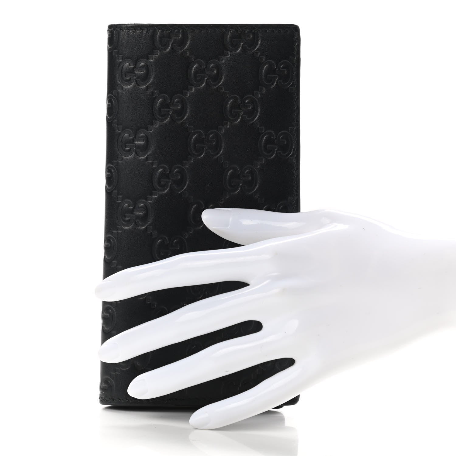 Gucci Guccissima Long Wallet Black 2 of 8