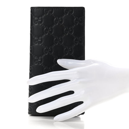 Gucci Guccissima Long Wallet Black 2 of 8