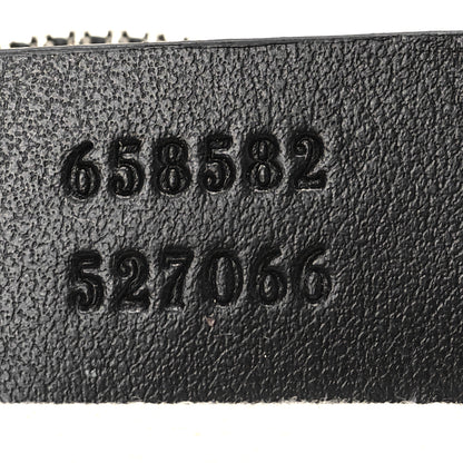Gucci Calfskin GG Tennis Embossed Belt Bag Black 6 of 7