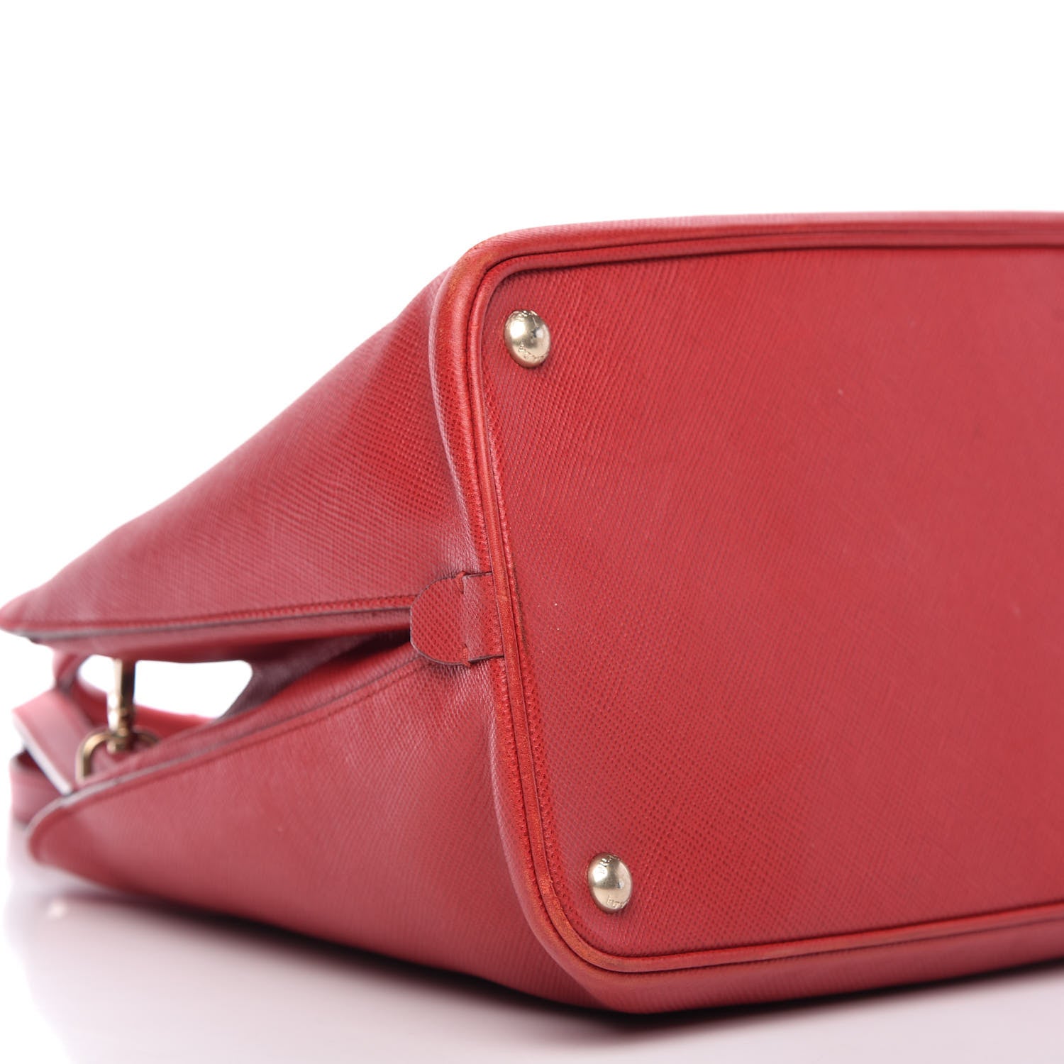Prada Saffiano Cuir Open Promenade Tote Fuoco 6 of 10