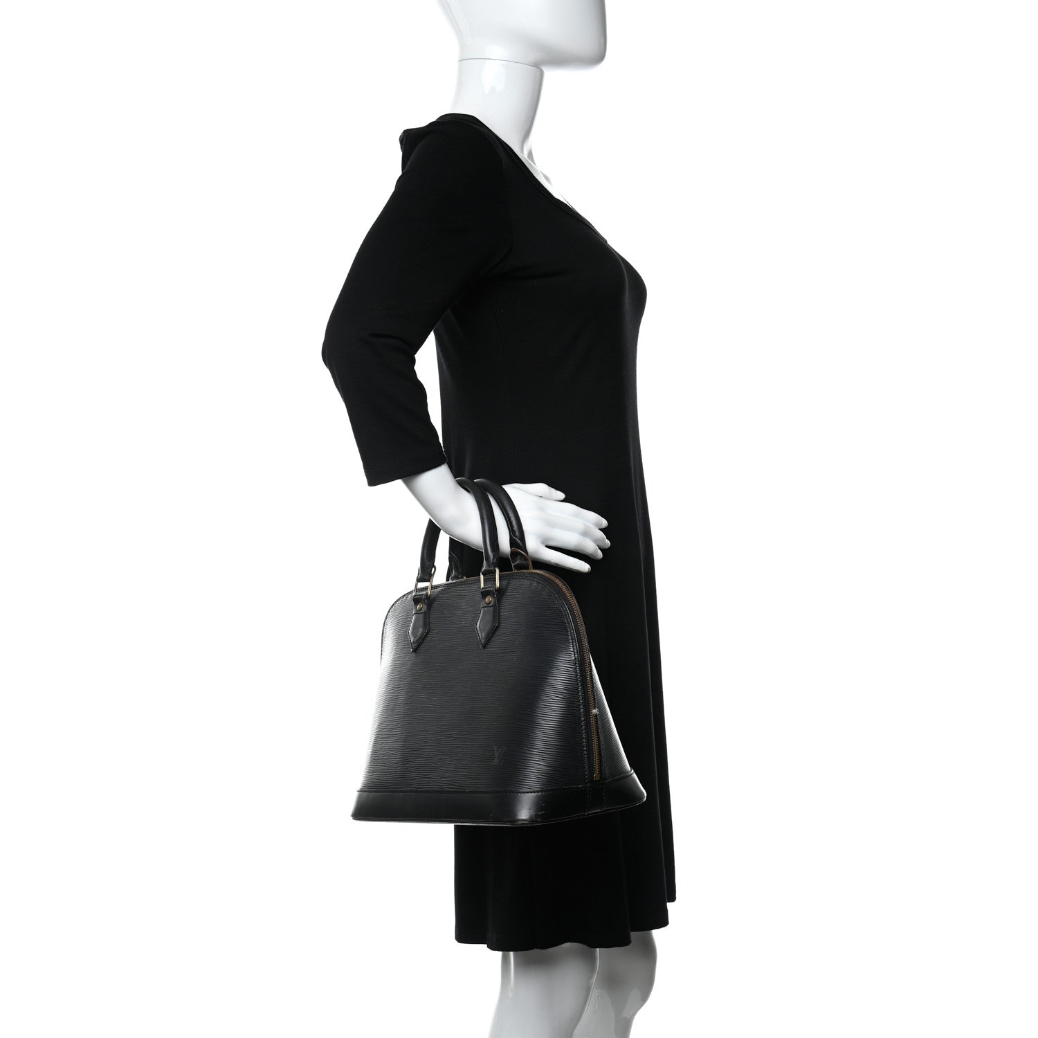 Louis Vuitton Epi Alma PM Black 2 of 8