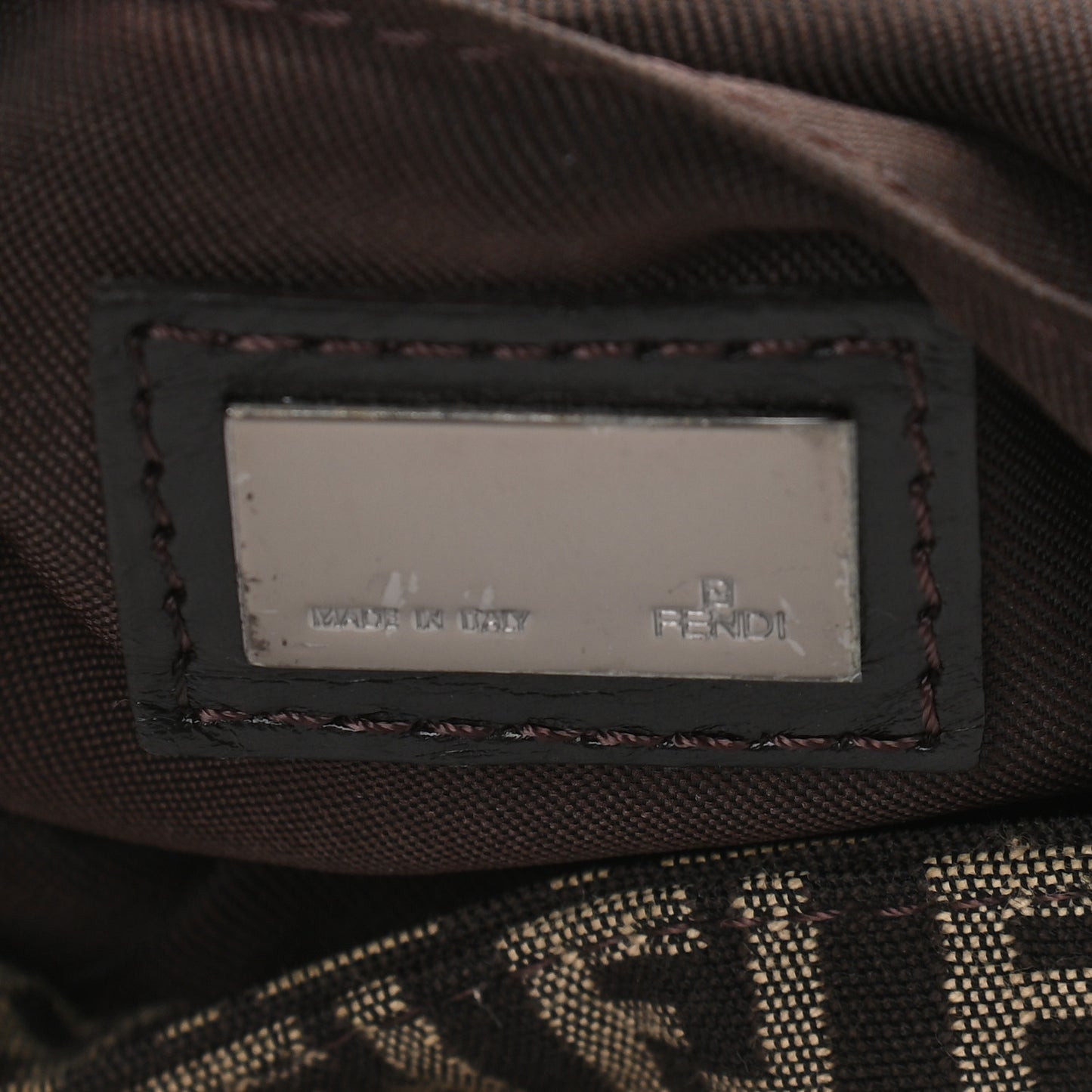 Zucchino Vitello Tube Messenger Bag Testa di Moro Beige