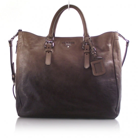 Prada CERVO ZIPPER TOTE 1 of 13