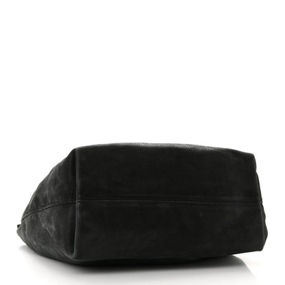 Fendi Vitello Savana Forever Hobo Black Tartaruga Natural 4 of 10