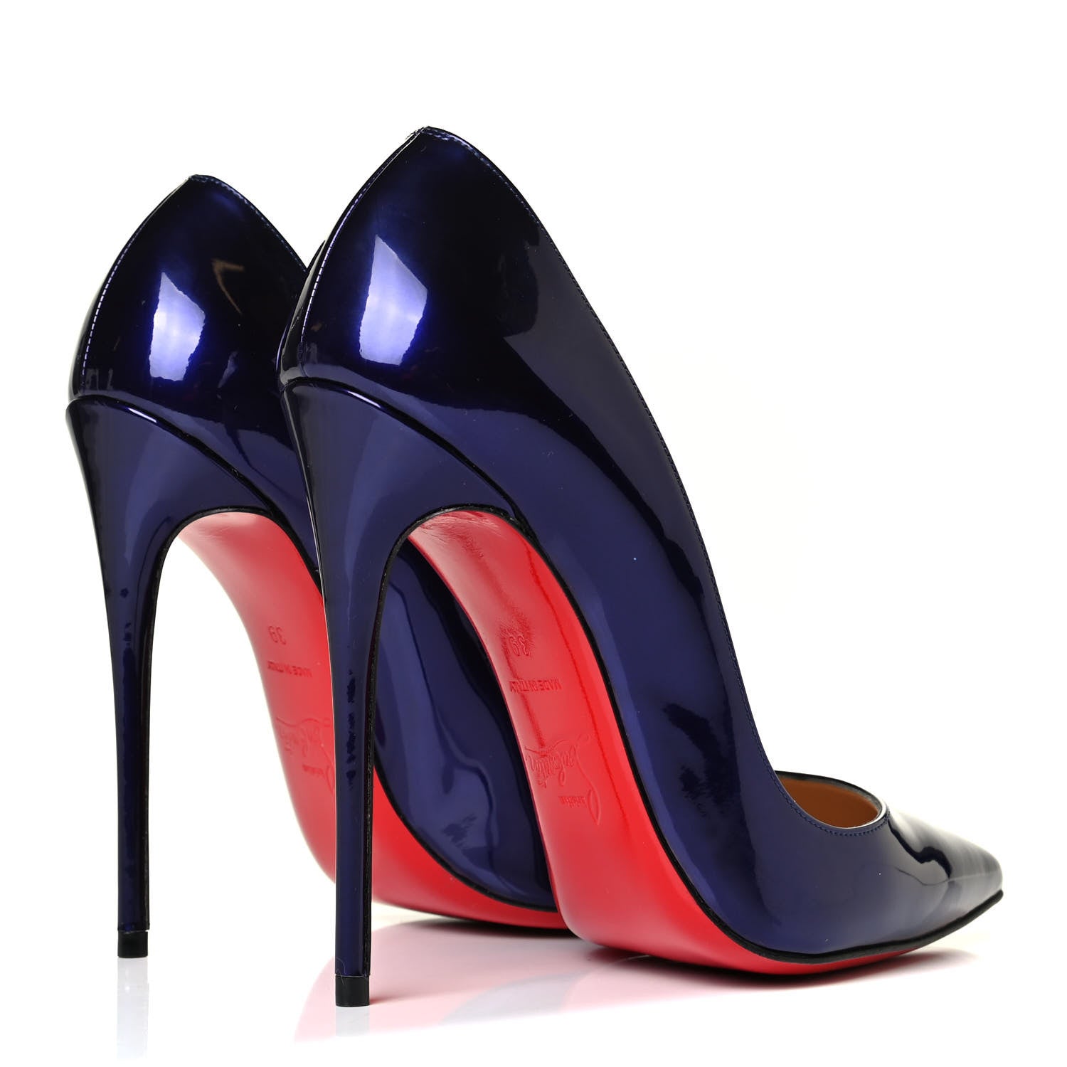 Christian Louboutin Glossy Patent So Kate 120 Pumps 39 Electro 3 of 7
