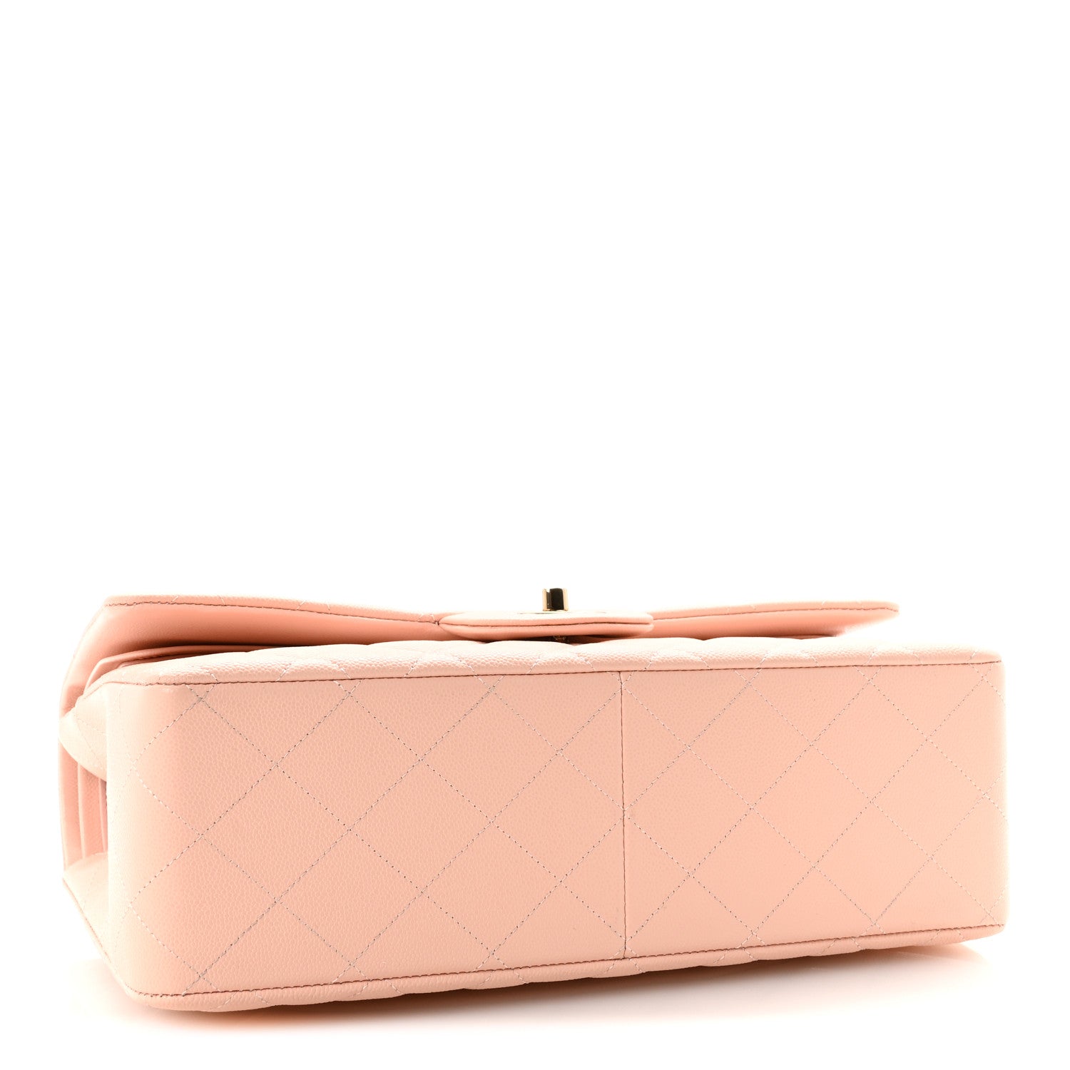 Chanel Caviar Quilted Jumbo Double Flap Light Pink 4 of 10