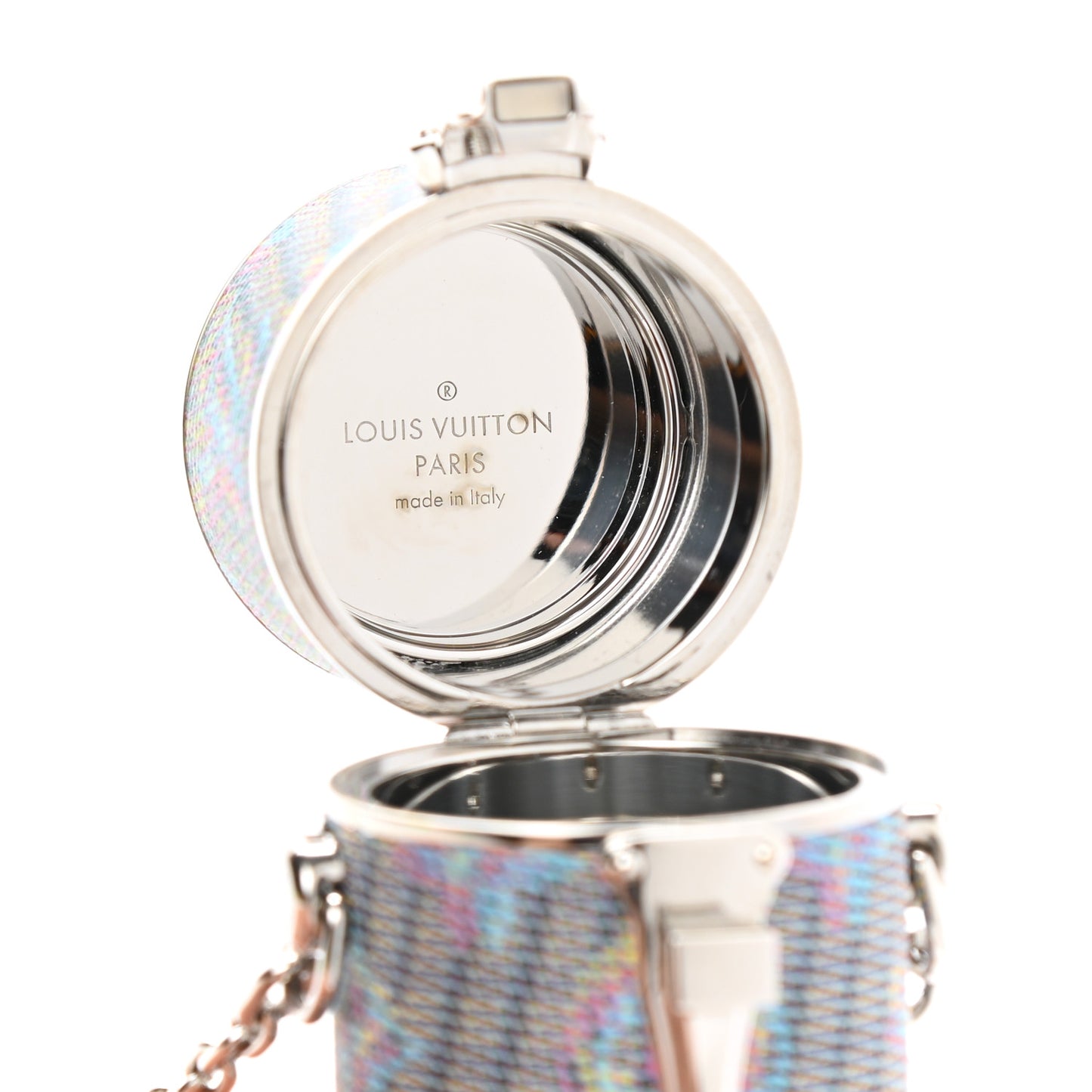Monogram LV Pop Chain Lipstick Case Blue