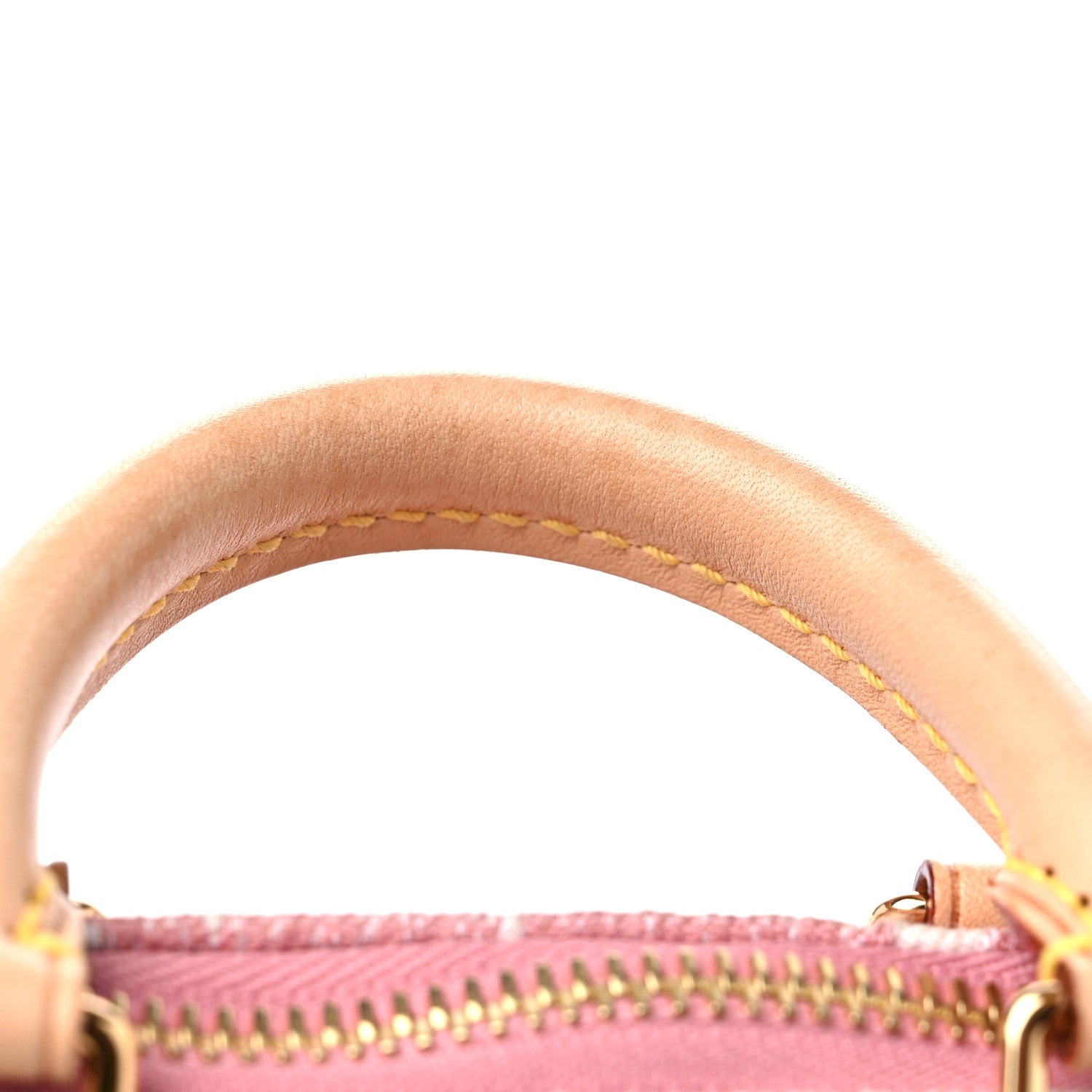Louis Vuitton Monogram Jacquard Denim Nano Speedy Bandouliere Pink 10 of 11