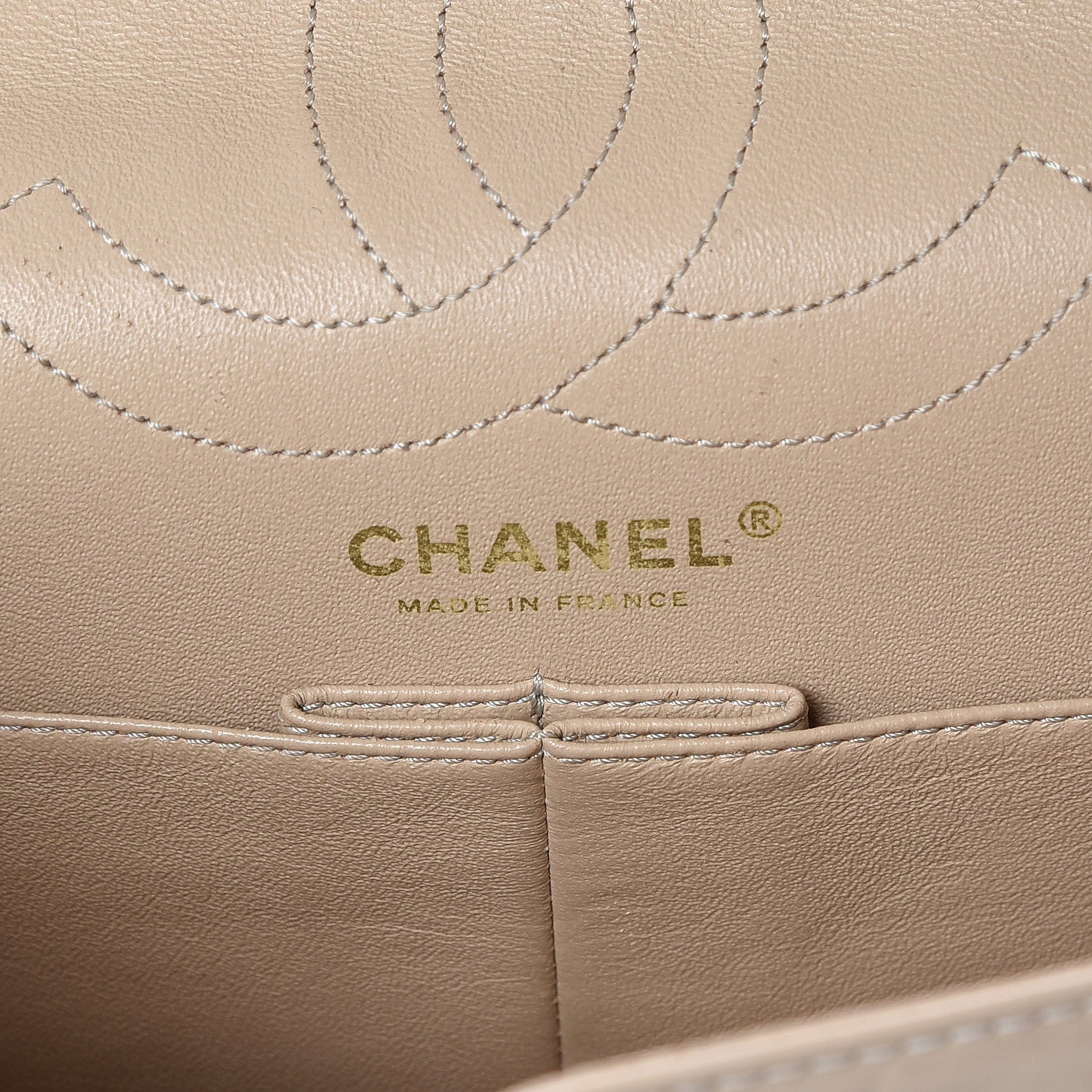 Chanel Distressed Patent Quilted 2.55 Reissue 226 Flap Beige 6 of 13