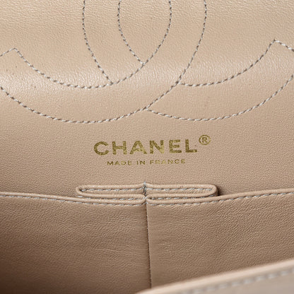 Chanel Distressed Patent Quilted 2.55 Reissue 226 Flap Beige 6 of 13