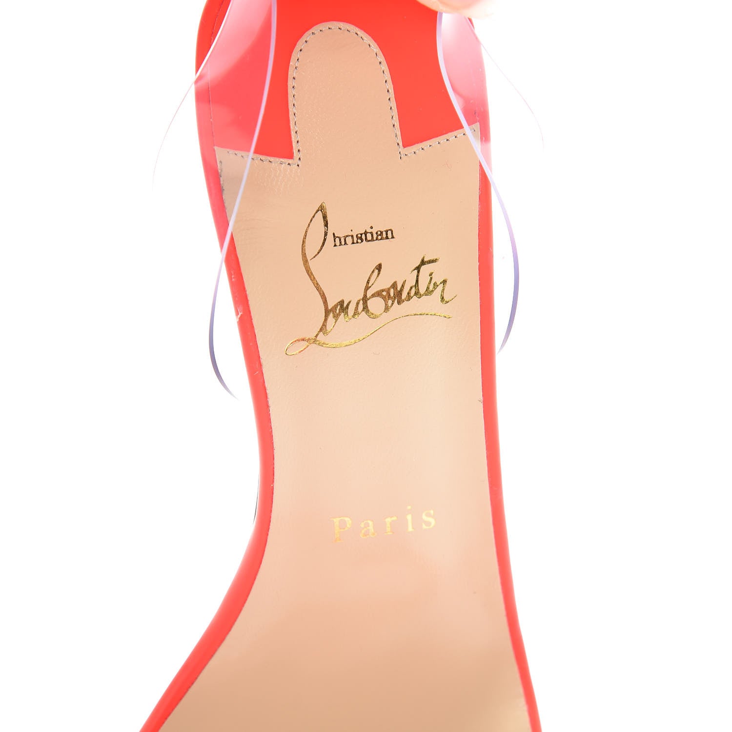 Christian Louboutin Fluo Matt PVC Jonatina 100 Sandals 38 Bikini 7 of 12