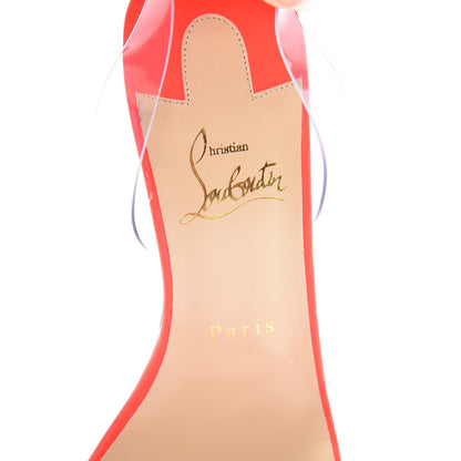 Christian Louboutin Fluo Matt PVC Jonatina 100 Sandals 38 Bikini 7 of 12
