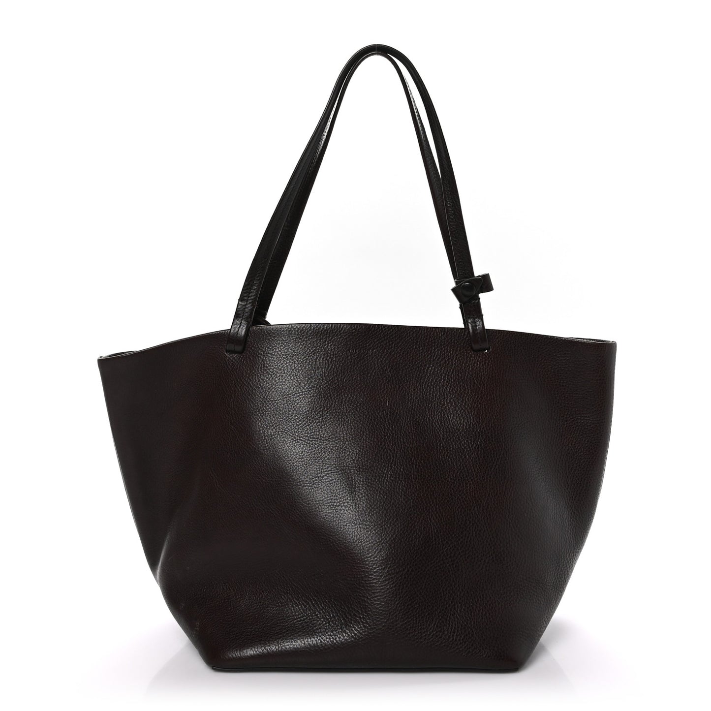 Grained Calfskin Park Tote Three Brown Ans