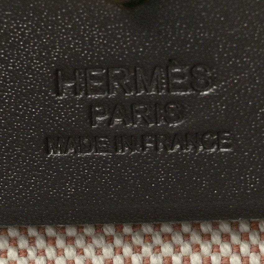 Hermes H Plume Canvas Vache Hunter Circuit 24 Herbag Zip Retourne 31 Ebene Ecru 7 of 11