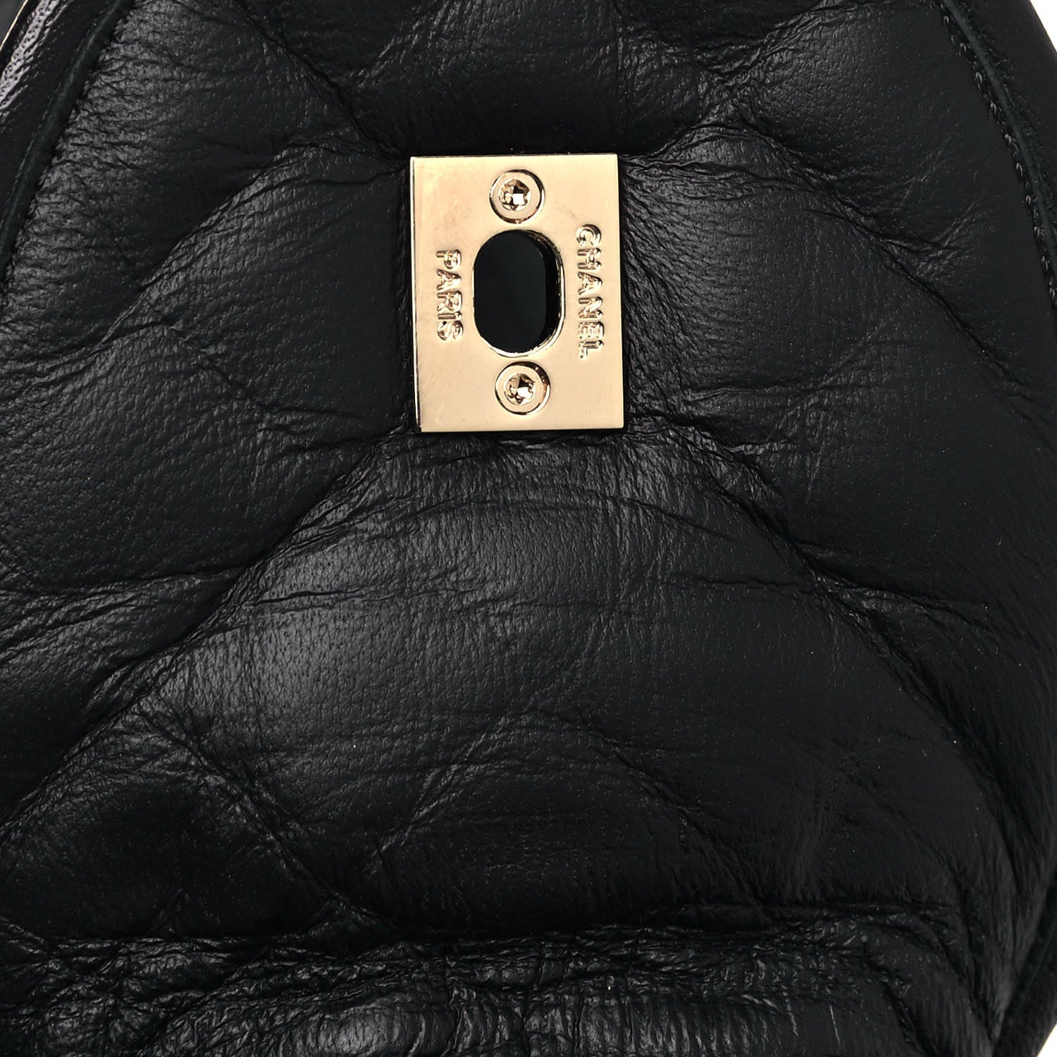 Chanel Lambskin Quilted CC Turnlock Loafers 36 Black 8 of 8