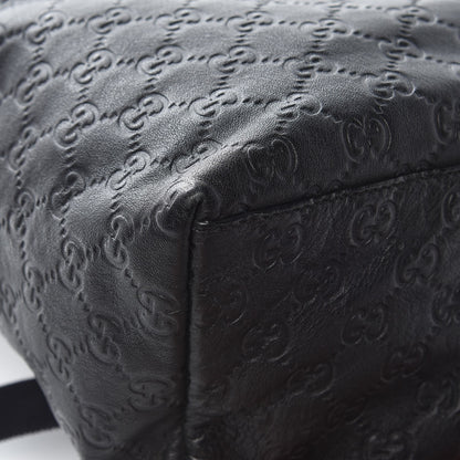 Gucci Guccissima Medium Classic Backpack Black 12 of 12