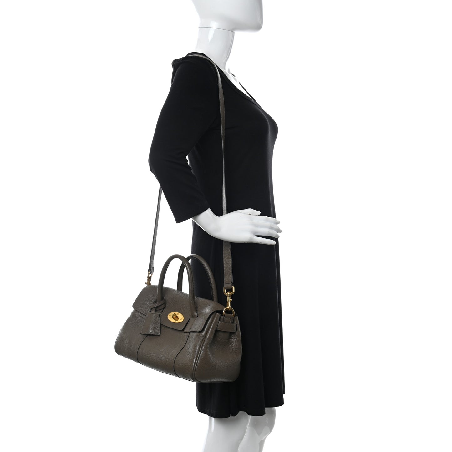 Classic Grain Small Bayswater Satchel