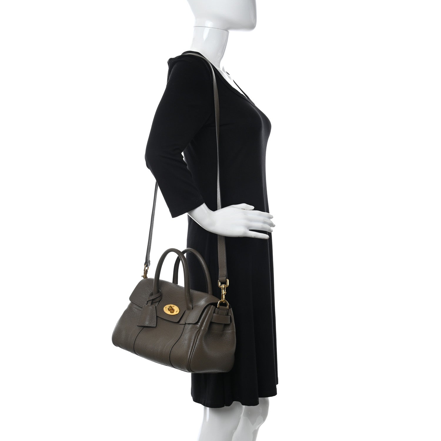 Mulberry Classic Grain Small Bayswater Satchel 2 of 14