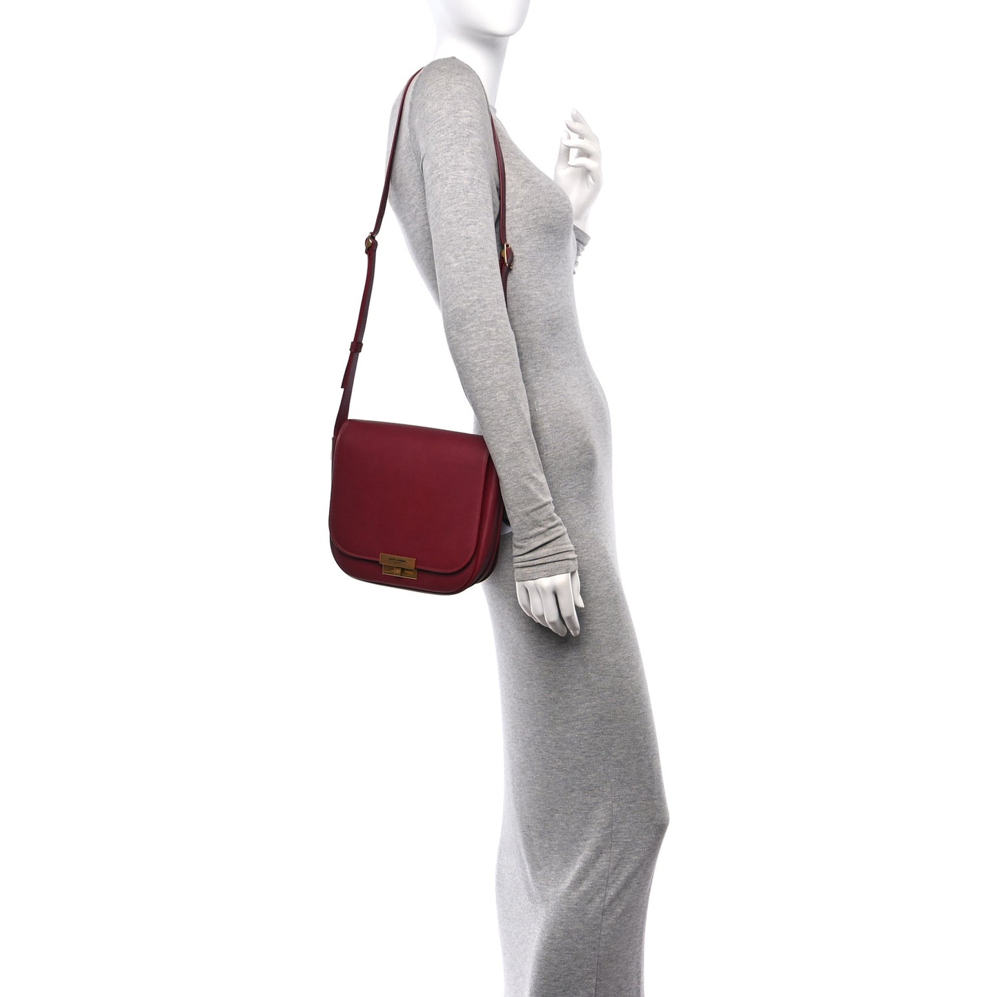 Calfskin Betty Messenger Red