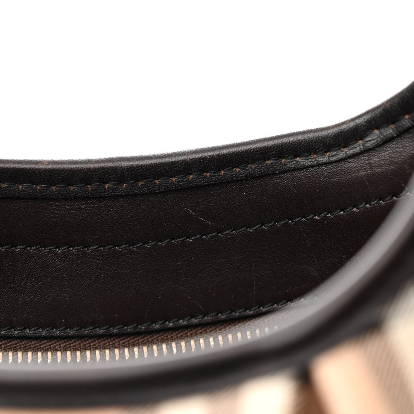 Haymarket Check Small Brooklyn Hobo Brown