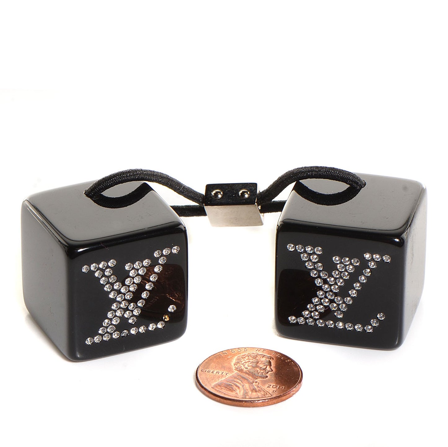 Crystal Hair Cube Black