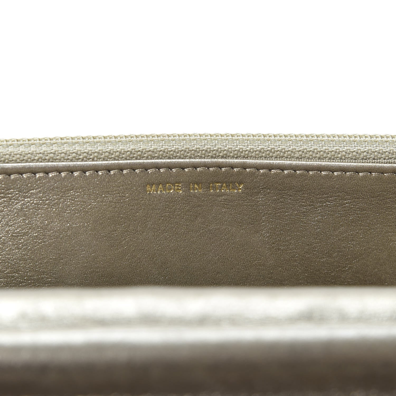 Chanel Metallic Lambskin Quilted Boy Wallet On Chain WOC Gold 13 of 16