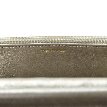 Chanel Metallic Lambskin Quilted Boy Wallet On Chain WOC Gold 13 of 16