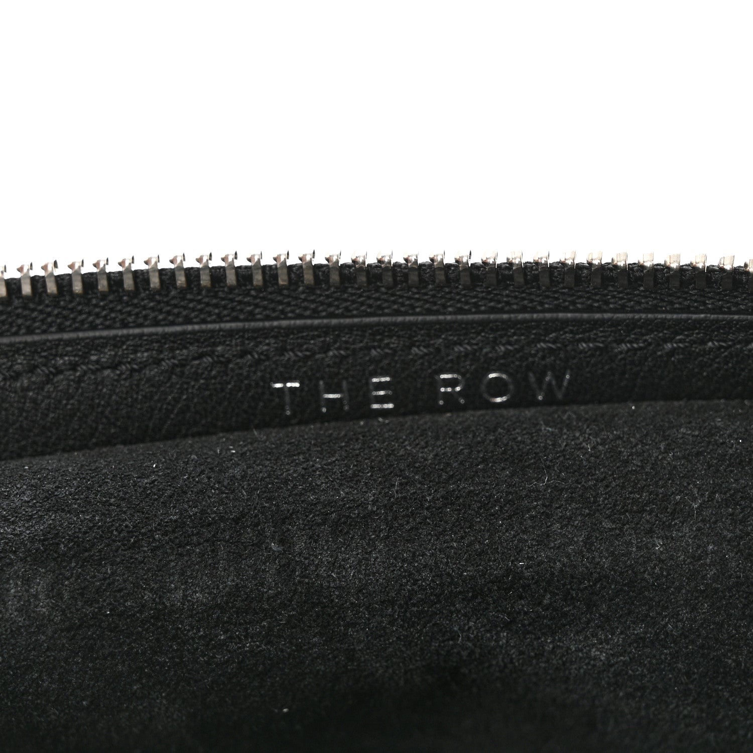 The Row Smooth Calfskin Small Slouchy Banana Bag Black 6 of 9