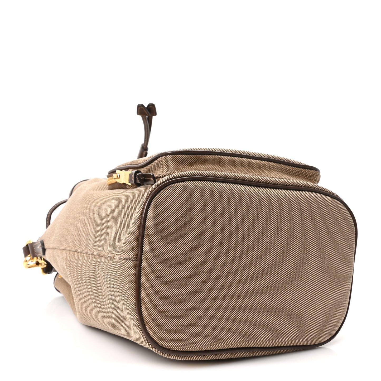 Jacquard Logo Mini Bucket Crossbody Bag Corda Bruciato