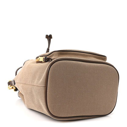 Prada Jacquard Logo Mini Bucket Crossbody Bag Corda Bruciato 4 of 10