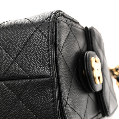 Chanel Caviar Quilted Mini Chanel 25 Handbag Black 12 of 12
