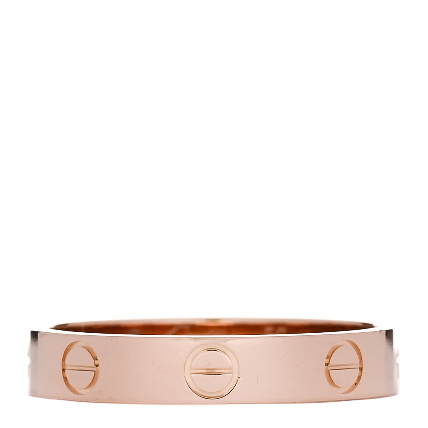 Cartier 18K Pink Gold 3.5mm LOVE Wedding Band Ring 56 7.75 1 of 5