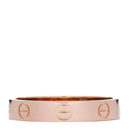 Cartier 18K Pink Gold 3.5mm LOVE Wedding Band Ring 56 7.75 1 of 5