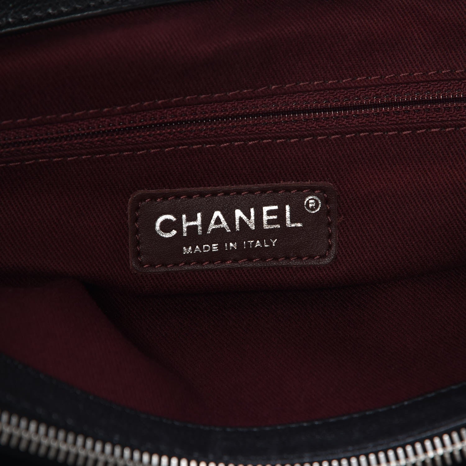 Chanel Calfskin Quilted Large Istanbul Tote Black 7 of 8