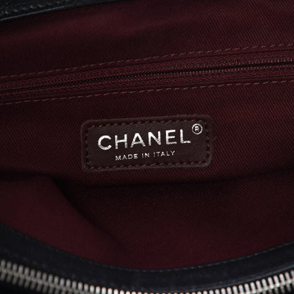 Chanel Calfskin Quilted Large Istanbul Tote Black 7 of 8