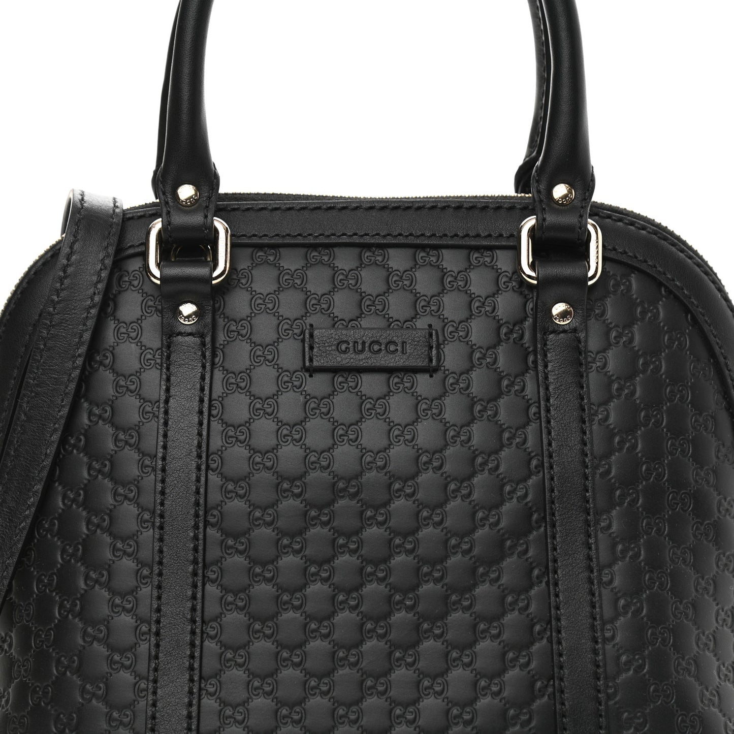 Microguccissima Mini Dome Bag Black