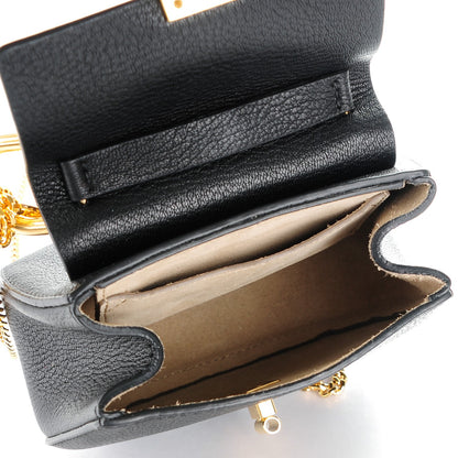 Chloe Grained Lambskin Nano Drew Shoulder Bag Black 5 of 7