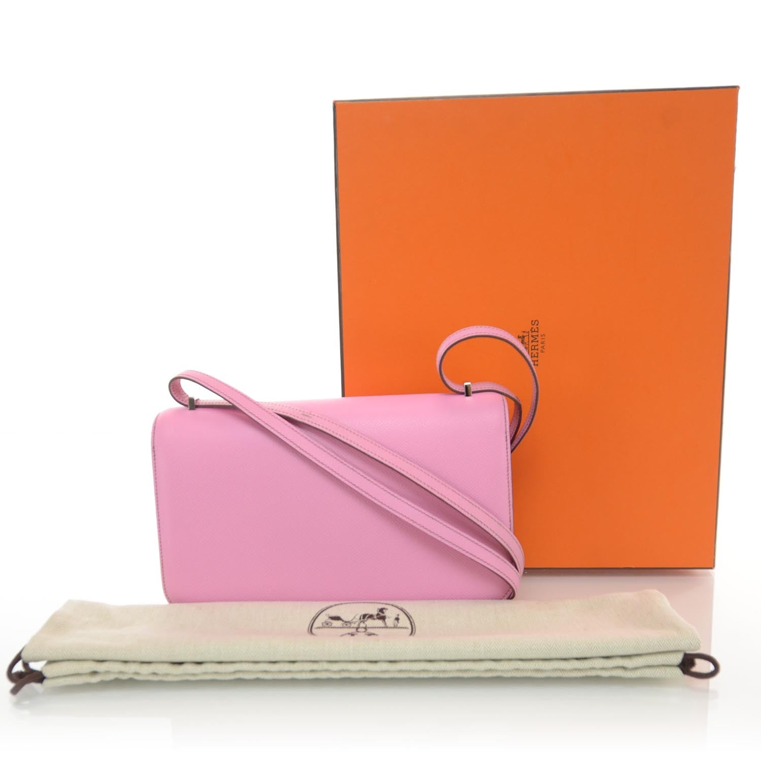 Hermes Epsom Constance Elan 25 Pink 4 of 9