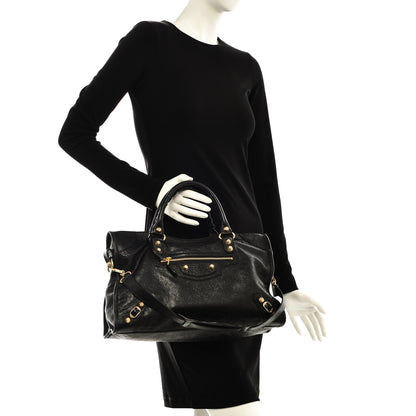 Balenciaga Agneau Giant 12 Gold Hardware City Black 2 of 8