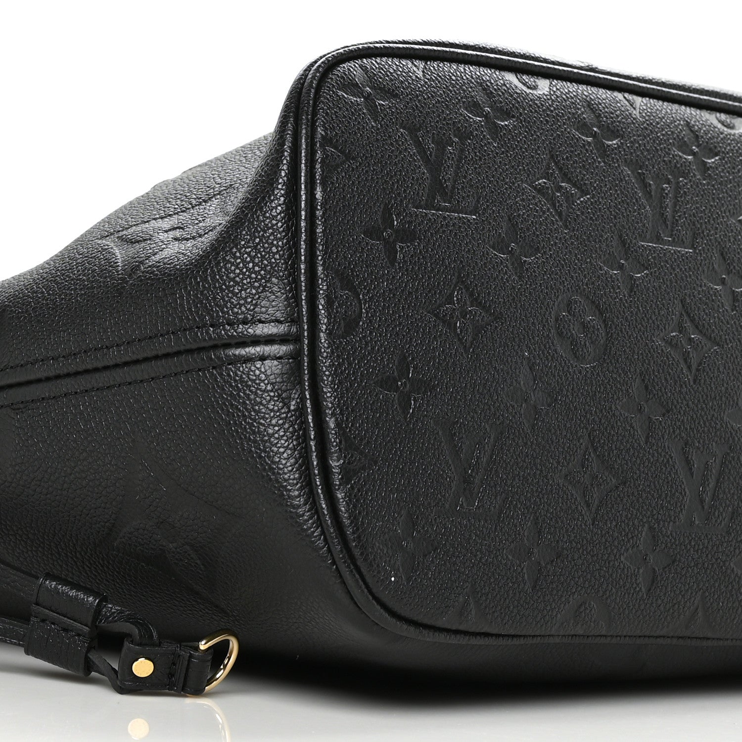 Louis Vuitton Empreinte Monogram Giant Neverfull MM Black 7 of 8