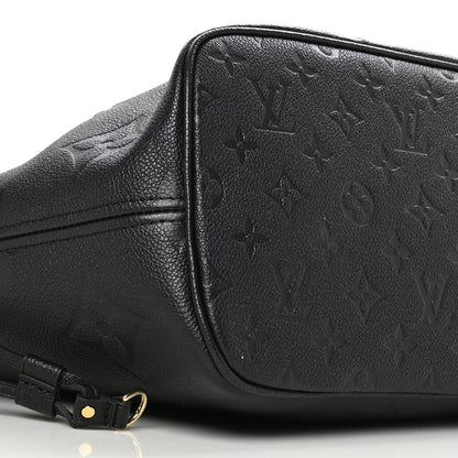 Louis Vuitton Empreinte Monogram Giant Neverfull MM Black 7 of 8