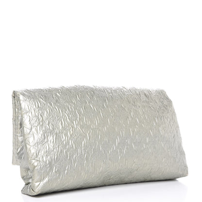 Louis Vuitton Jacquard Quilted Monogram Limelight Clutch GM Perle 3 of 7