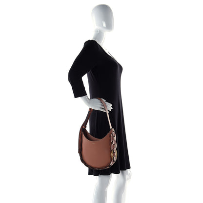 Chloe Small Grain Smooth Calfskin Small Darryl Hobo Muted Brown 9 of 10