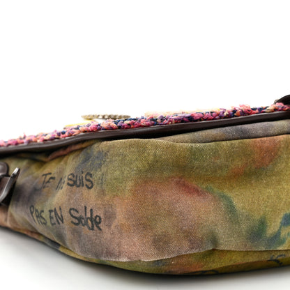 Chanel Washed Toile Graffiti On The Pavements Messenger Khaki Multicolor 9 of 10