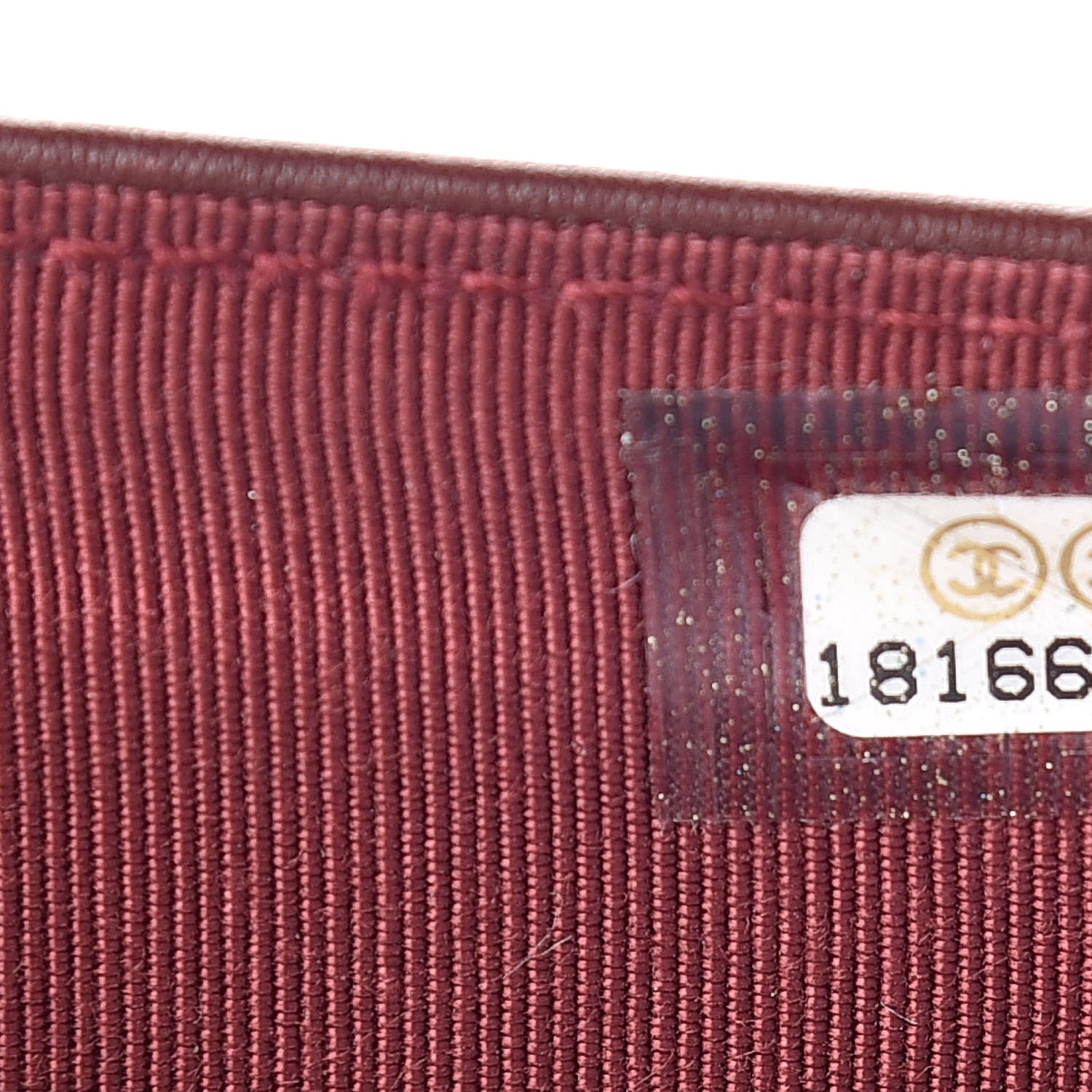 Chanel Caviar Quilted Large Flap Wallet Dark Red 8 of 9