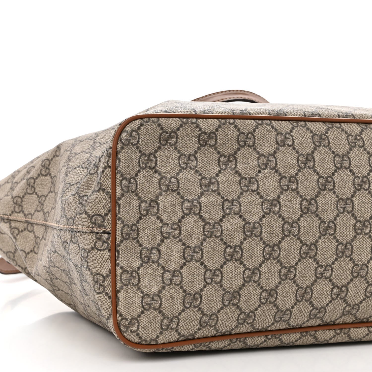 Gucci Soft GG Supreme Monogram Medium Crossbody Tote Beige Cuir 8 of 10