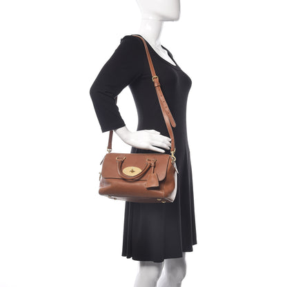 Mulberry Natural Leather Small Del Rey Satchel Oak 2 of 9