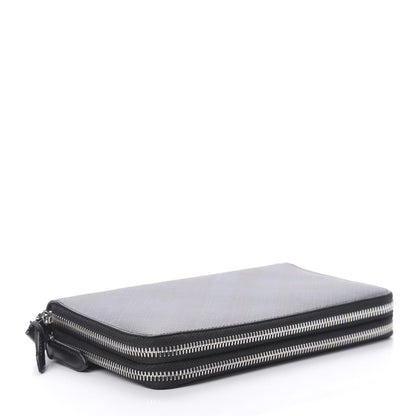 Burberry London Check Travel Wallet Navy Black 4 of 9