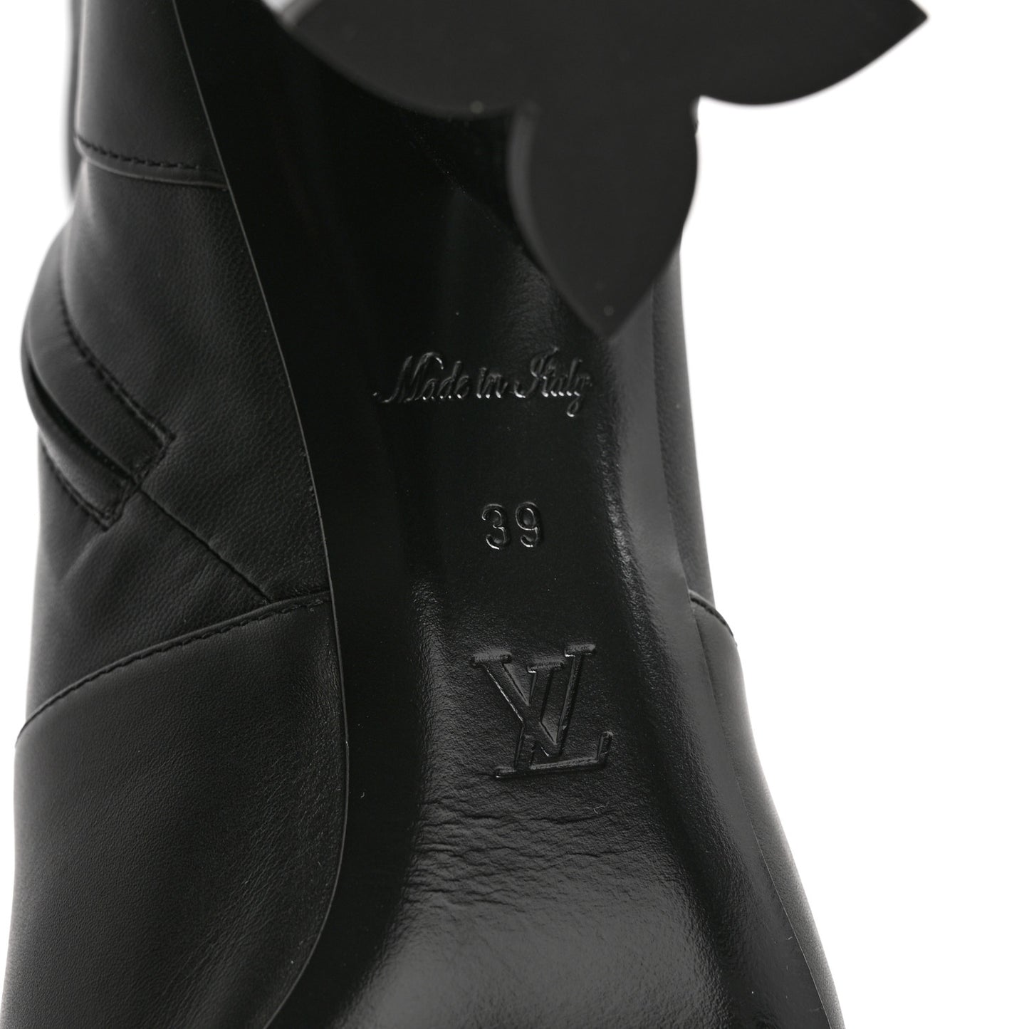 Calfskin Uniformes Silhouette Ankle Boots 39 Black