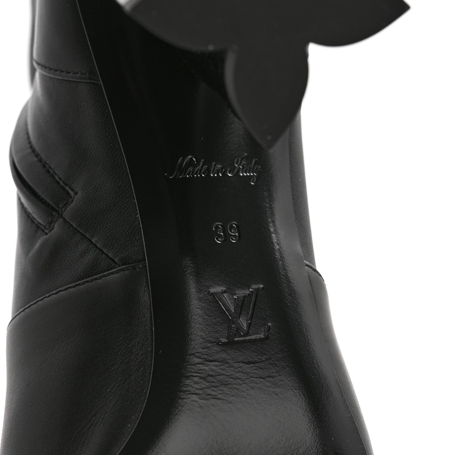 Louis Vuitton Calfskin Uniformes Silhouette Ankle Boots 39 Black 7 of 8